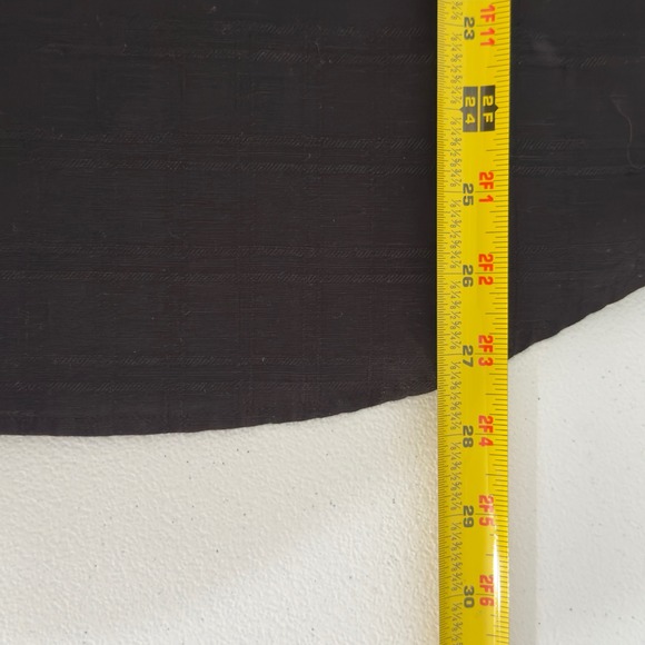 Baird McNutt Murano Shirt Mens M Black Linen Long Sleeve Band Collar Pullover - Picture 9 of 9